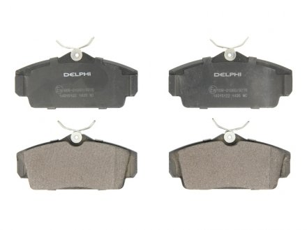 Комплект гальмівних колодок, дискове гальмо DELPHI LP1435
