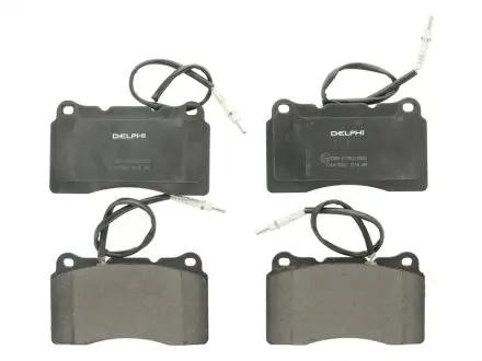Комплект тормозных колодок, дисковый тормоз DELPHI LP1516