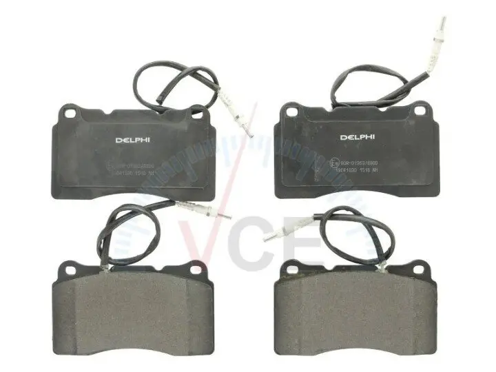 Фото 1 - Комплект тормозных колодок, дисковый тормоз DELPHI LP1516 Комплект тормозных колодок, дисковый тормоз DELPHI LP1516 (фото 1)