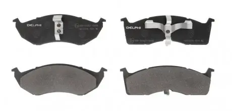 Комплект тормозных колодок, дисковый тормоз DELPHI LP1531