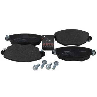 Комплект тормозных колодок, дисковый тормоз DELPHI LP1533