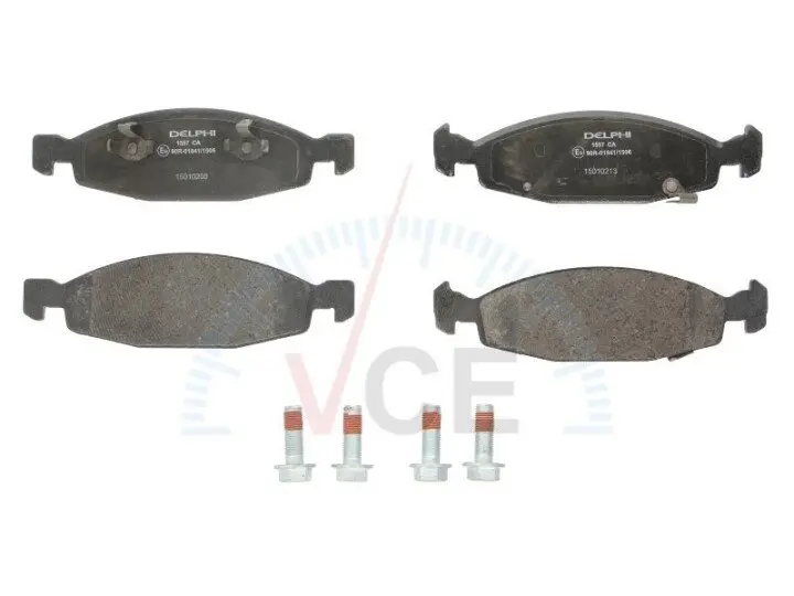 Комплект тормозных колодок, дисковый тормоз DELPHI LP1557 (фото 1)