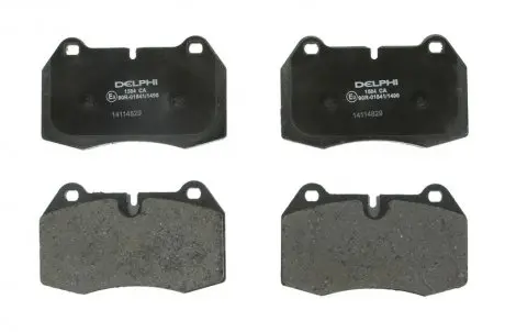 Комплект гальмівних колодок, дискове гальмо DELPHI LP1584