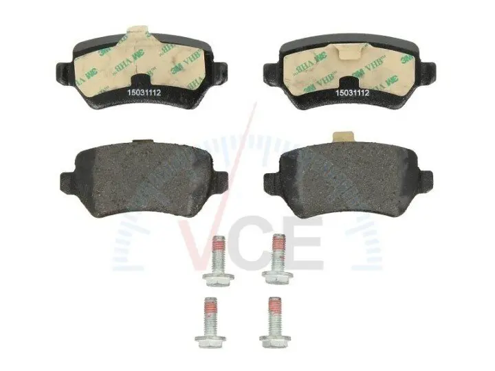 Фото 1 - Комплект гальмівних колодок, дискове гальмо DELPHI LP1681 Комплект гальмівних колодок, дискове гальмо DELPHI LP1681 (фото 1)