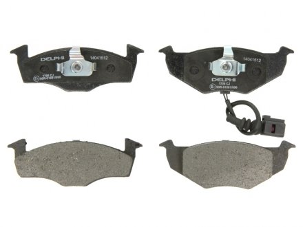 Комплект тормозных колодок, дисковый тормоз DELPHI LP1709 (фото 1)