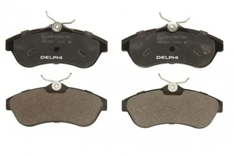 Комплект тормозных колодок, дисковый тормоз DELPHI LP1715