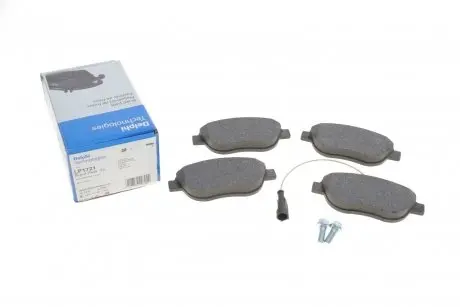 Комплект тормозных колодок, дисковый тормоз DELPHI LP1721