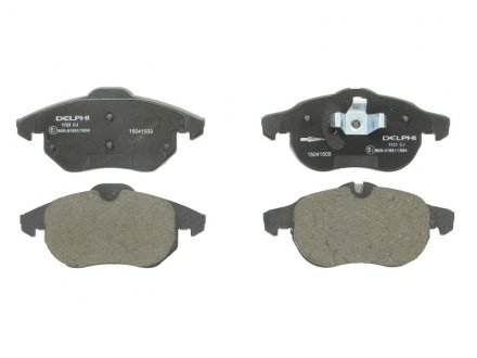 Комплект тормозных колодок, дисковый тормоз DELPHI LP1723 (фото 1)