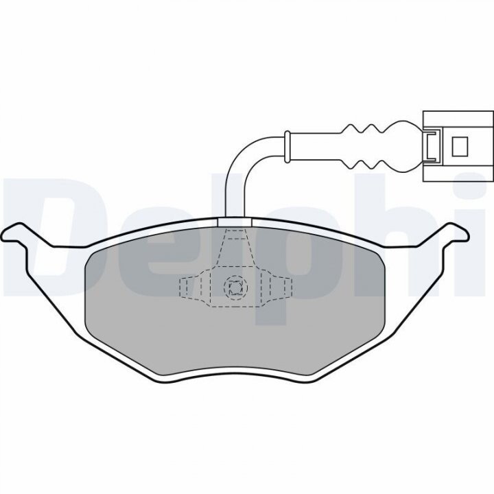 Тормозные колодки DELPHI LP1736 (фото 1)