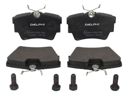 Комплект тормозных колодок, дисковый тормоз DELPHI LP1745