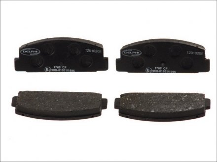 Комплект тормозных колодок, дисковый тормоз DELPHI LP1766 (фото 1)