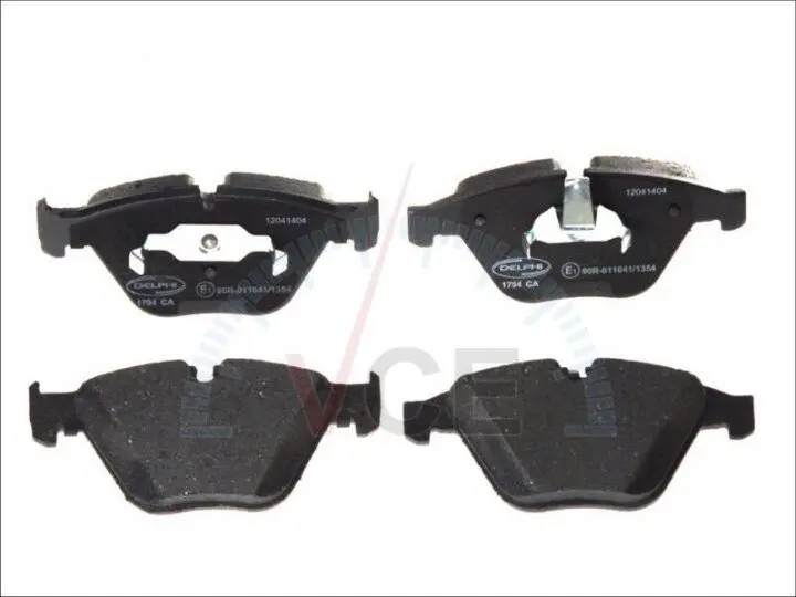 Фото 1 - Комплект тормозных колодок, дисковый тормоз DELPHI LP1794 Комплект тормозных колодок, дисковый тормоз DELPHI LP1794 (фото 1)