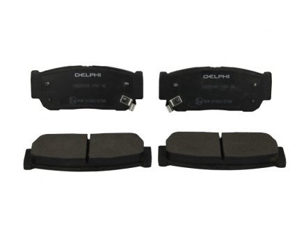 Комплект гальмівних колодок, дискове гальмо DELPHI LP1797 (фото 1)