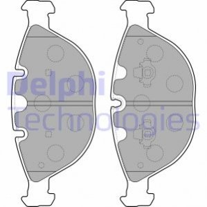 Комплект тормозных колодок, дисковый тормоз DELPHI LP1798
