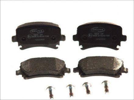 Комплект тормозных колодок, дисковый тормоз DELPHI LP1824 (фото 1)