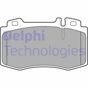 Комплект тормозных колодок, дисковый тормоз DELPHI LP1828