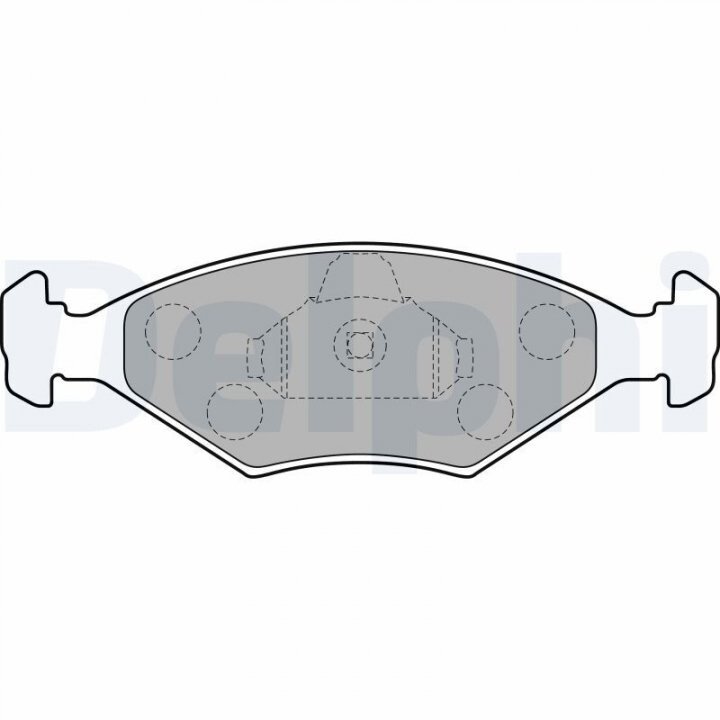 Тормозные колодки DELPHI LP1854 (фото 1)