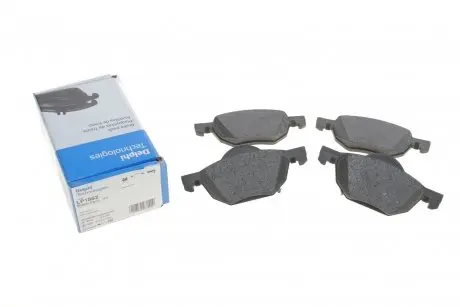 Комплект гальмівних колодок, дисковий гальмо DELPHI LP1862