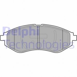 Комплект тормозных колодок, дисковый тормоз DELPHI LP1895