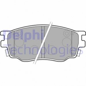 Комплект тормозных колодок, дисковый тормоз DELPHI LP1916
