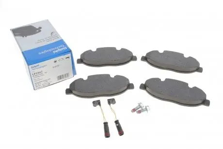 Комплект гальмівних колодок, дискове гальмо DELPHI LP1947