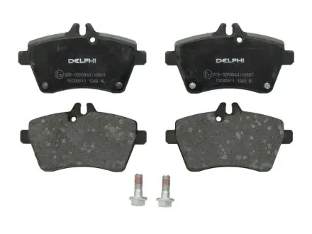 Комплект тормозных колодок, дисковый тормоз DELPHI LP1948
