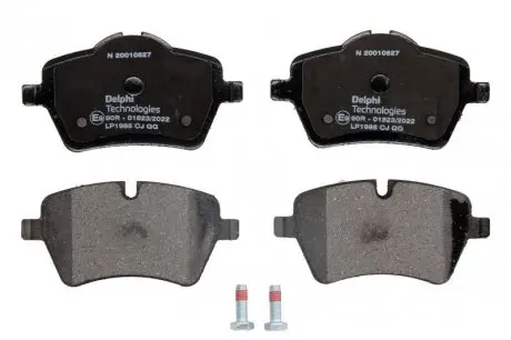 Комплект тормозных колодок, дисковый тормоз DELPHI LP1985