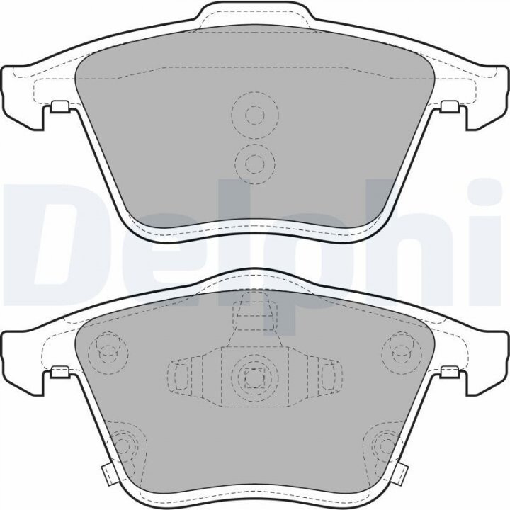 Тормозные колодки DELPHI LP2025 (фото 1)