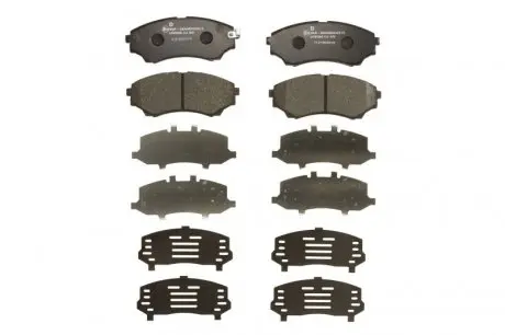 Комплект тормозных колодок, дисковый тормоз DELPHI LP2036