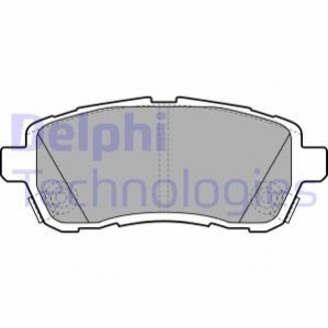 Комплект тормозных колодок, дисковый тормоз DELPHI LP2069