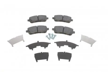 Комплект гальмівних колодок, дискове гальмо DELPHI LP2069