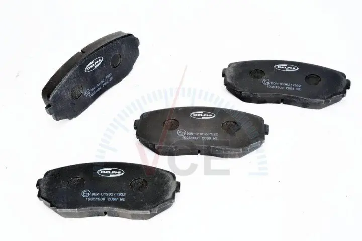 Комплект тормозных колодок, дисковый тормоз DELPHI LP2098 (фото 1)