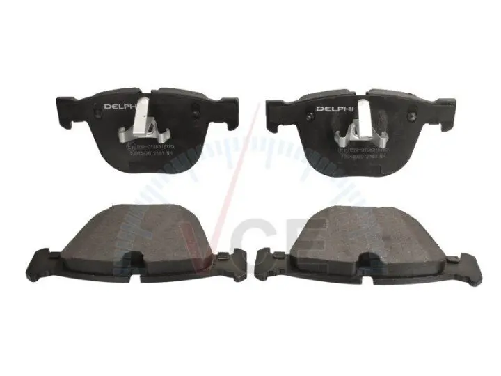 Комплект тормозных колодок, дисковый тормоз DELPHI LP2141 (фото 1)