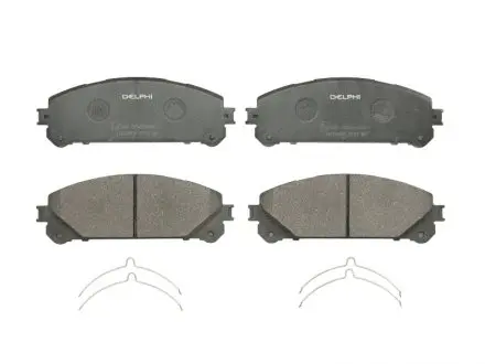 Комплект тормозных колодок, дисковый тормоз DELPHI LP2201