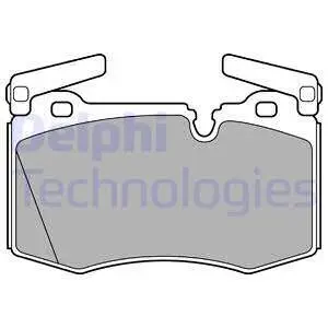 Комплект тормозных колодок, дисковый тормоз DELPHI LP2235