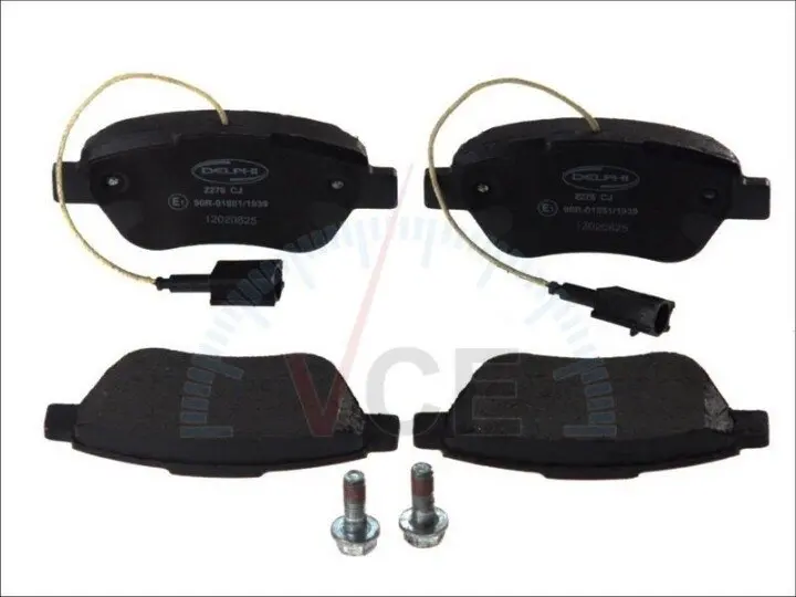 Фото 1 - Комплект тормозных колодок, дисковый тормоз DELPHI LP2276 Комплект тормозных колодок, дисковый тормоз DELPHI LP2276 (фото 1)