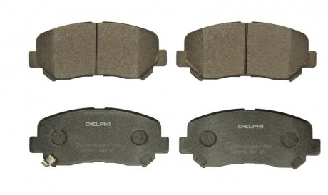 Комплект гальмівних колодок, дисковий гальмо DELPHI LP2481 (фото 1)