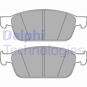 Комплект тормозных колодок, дисковый тормоз DELPHI LP2495