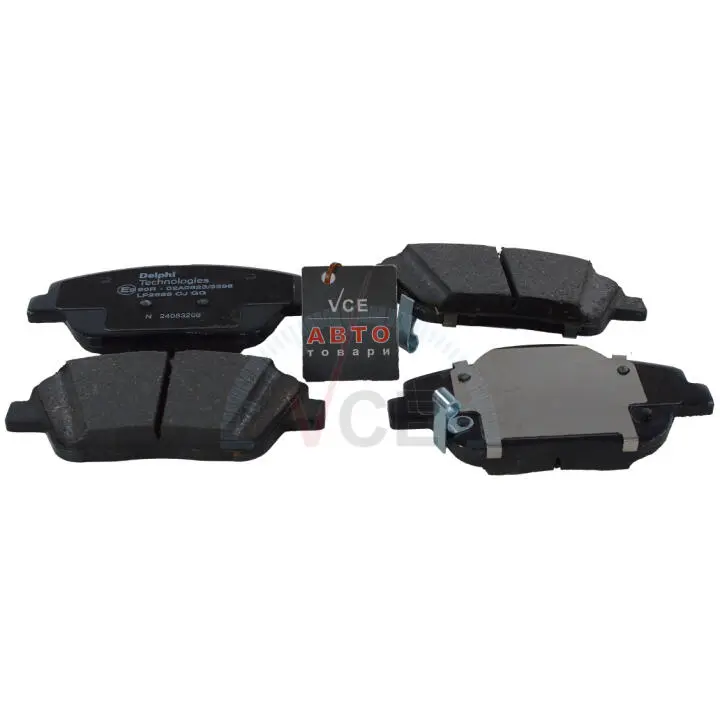 Фото 1 - Комплект тормозных колодок, дисковый тормоз DELPHI LP2688 Комплект тормозных колодок, дисковый тормоз DELPHI LP2688 (фото 1)