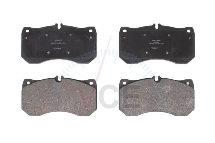 Комплект гальмівних колодок, дискове гальмо DELPHI LP2713 (фото 1)