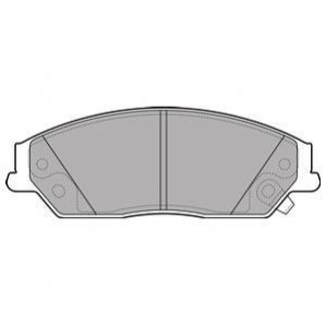 Комплект тормозных колодок, дисковый тормоз DELPHI LP2714 (фото 1)