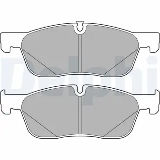 Комплект тормозных колодок, дисковый тормоз DELPHI LP3166