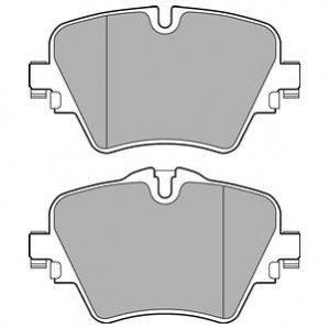 Комплект тормозных колодок, дисковый тормоз DELPHI LP3182 (фото 1)