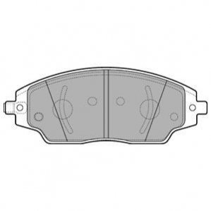 Комплект тормозных колодок, дисковый тормоз DELPHI LP3192 (фото 1)