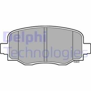 Комплект тормозных колодок, дисковый тормоз DELPHI LP3253 (фото 1)