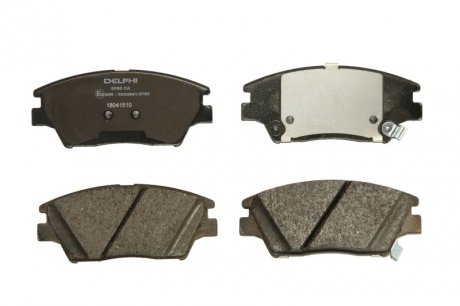 Комплект тормозных колодок, дисковый тормоз DELPHI LP3263 (фото 1)