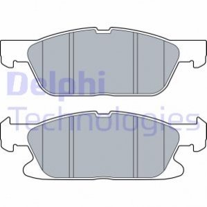 Комплект тормозных колодок, дисковый тормоз DELPHI LP3280 (фото 1)