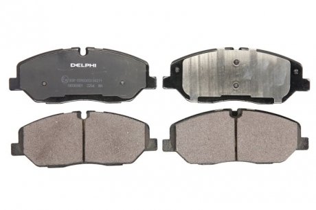 Комплект тормозных колодок, дисковый тормоз DELPHI LP3294 (фото 1)