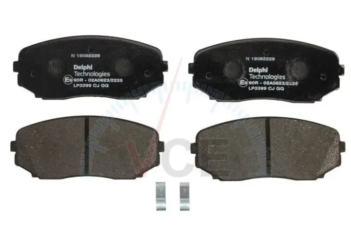 Фото 1 - Гальмівні колодки DELPHI LP3399 Гальмівні колодки DELPHI LP3399 (фото 1)