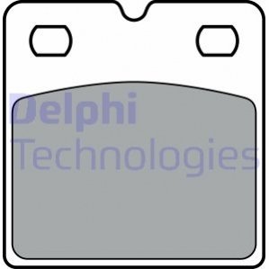Комплект тормозных колодок, дисковый тормоз DELPHI LP3405 (фото 1)